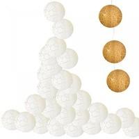 Гирлянда на батарейках Springos Cracked Cotton Balls 2 м 10 LED CL0069 Warm White