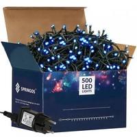 Гирлянда уличная (наружная) Springos 25 м 500 LED CL0523 Blue