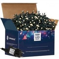 Гирлянда уличная (наружная) Springos 25 м 500 LED CL0521 Warm White