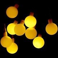 Гирлянда в виде лампочек на батарейках Springos 10 м 50 LED CL0113 Warm White
