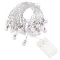 Гирлянда в виде лампочек на батарейках Springos 10 м 50 LED CL0113 Warm White