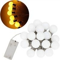 Гирлянда в виде лампочек на батарейках Springos 4 м 20 LED CL0112 Warm White