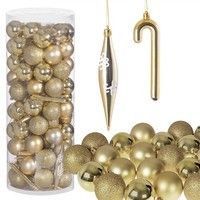 Набор елочных игрушек Springos d=6 см, h=14 см 100 шт CA0084