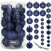 Набор елочных шаров Springos d=6, 5, 4 см 30 шт CA0181
