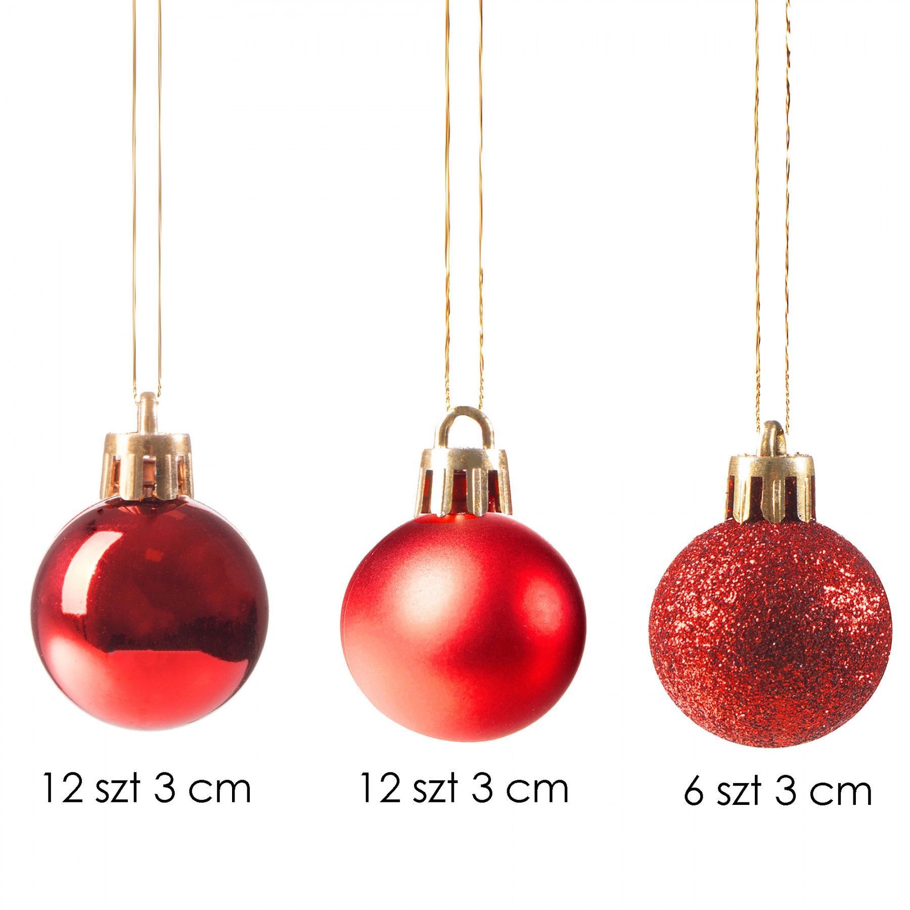 Набор елочных шаров Springos d=3 см 30 шт CA0011