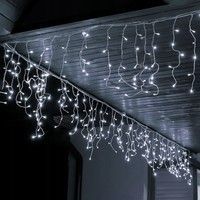 Гирлянда бахрома уличная (наружная) Springos 20 м 500 LED Pilot CL504 Cold White