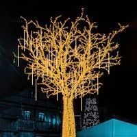 Гирлянда метеоритный дождь Springos 4 м 480 LED CL1212 Warm White