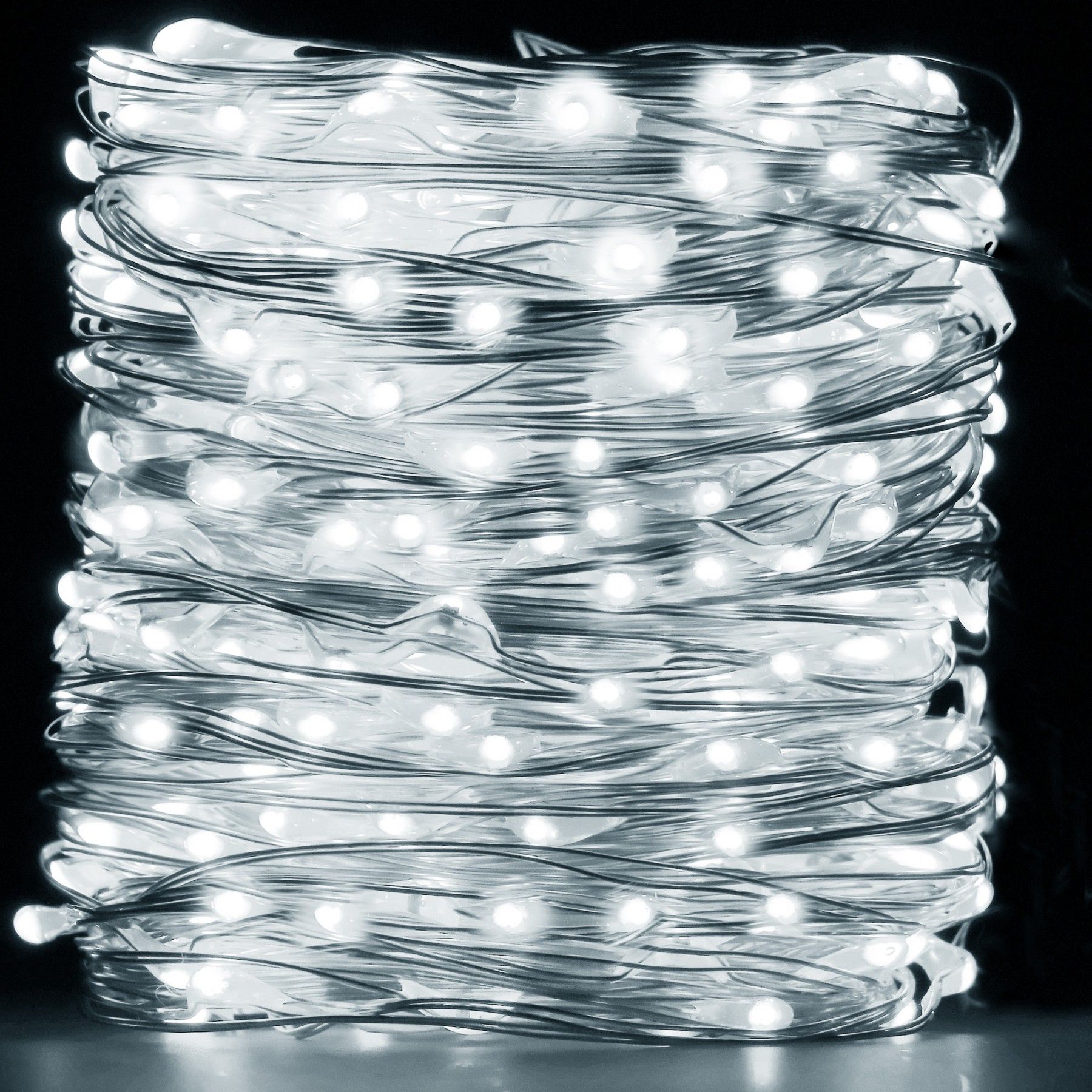 Гирлянда водопад (штора) на батарейках Springos 3 x 3 м 300 LED CL0184 Cold White