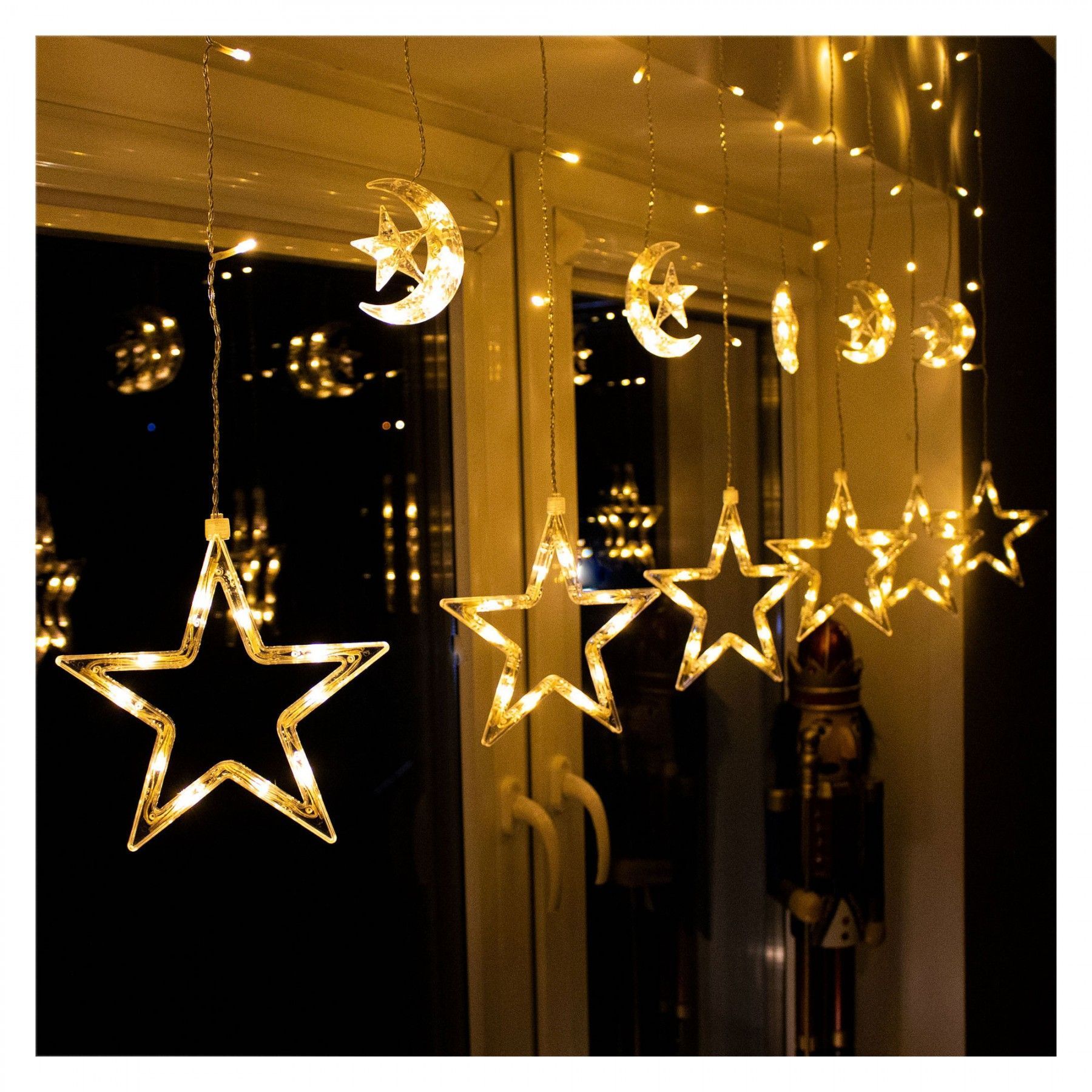 Гирлянда бахрома уличная (наружная) Springos 2 м 138 LED CL4013 Warm White