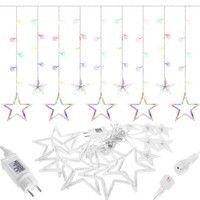 Гирлянда бахрома уличная (наружная) Springos 2 м 138 LED CL4017 Mix