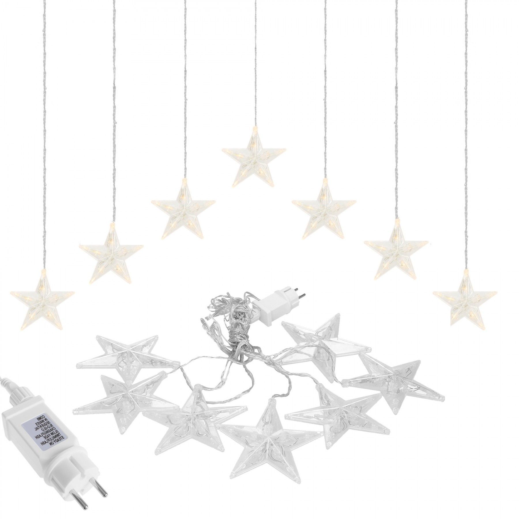 Гирлянда бахрома уличная (наружная) Springos 2 м 70 LED CL4016 Warm White