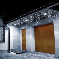 Гирлянда бахрома уличная (наружная) Springos 8 м 200 LED CL0200 Cold White