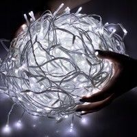 Гирлянда бахрома уличная (наружная) Springos 8 м 200 LED CL0200 Cold White