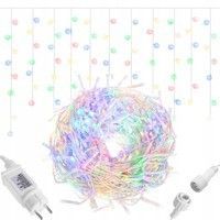 Гирлянда бахрома уличная (наружная) Springos 8 м 200 LED CL0203 Mix