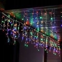 Гирлянда бахрома уличная (наружная) Springos 8 м 200 LED CL0203 Mix