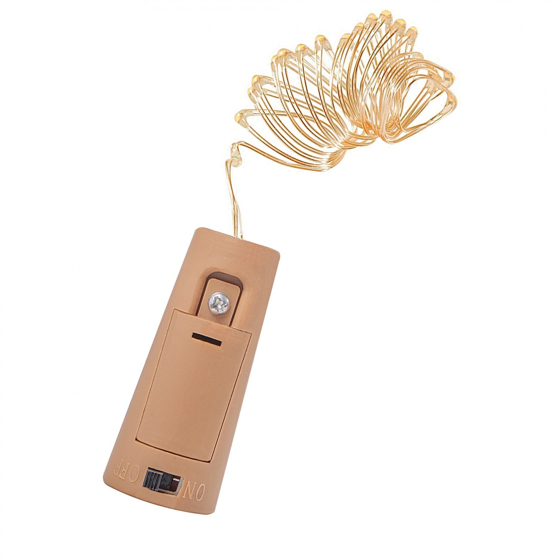 Гирлянда пробка в бутылку на батарейках Springos 1.9 м 20 LED CL0026 Warm White