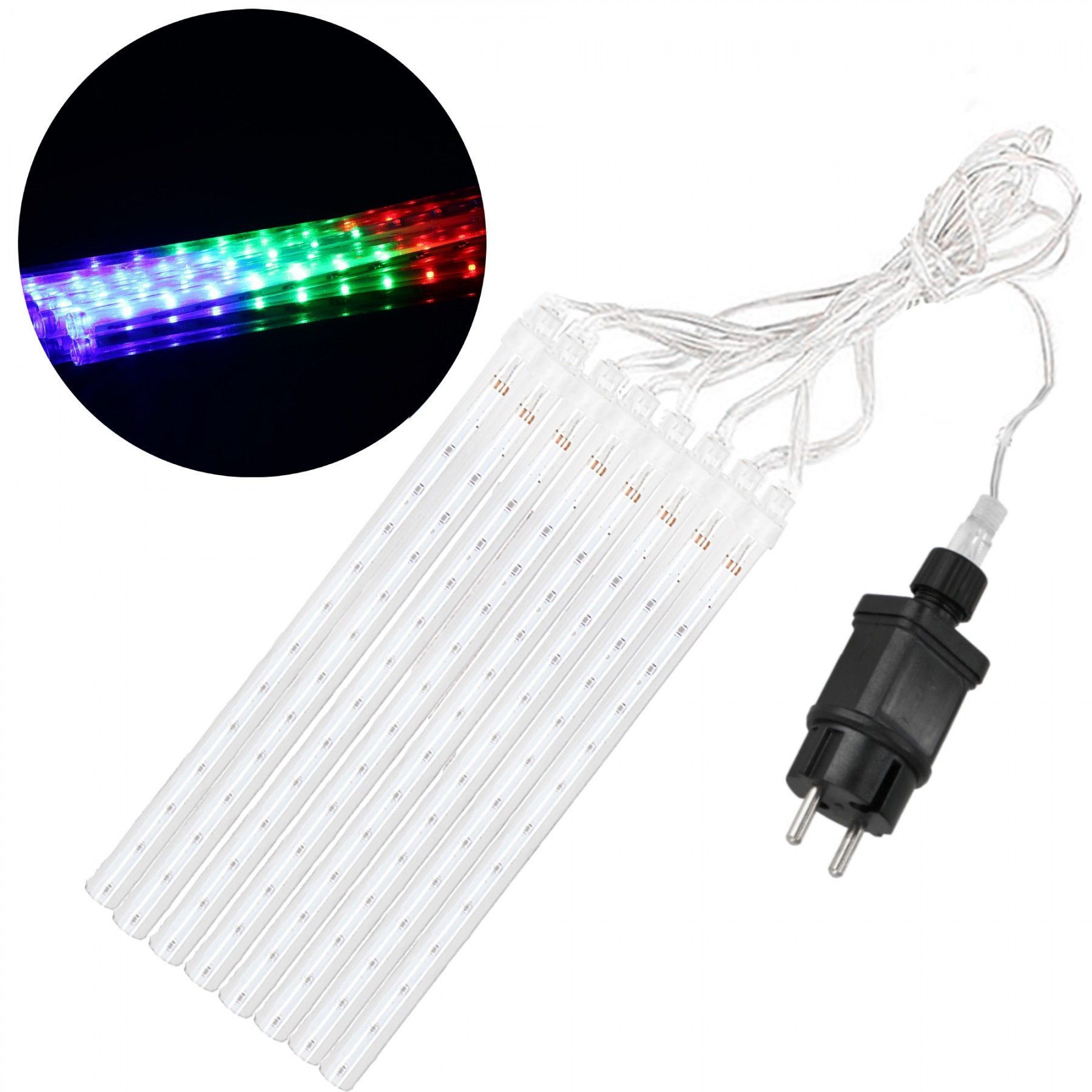 Гирлянда метеоритный дождь Springos 3 м 144 LED CL1216 Mix