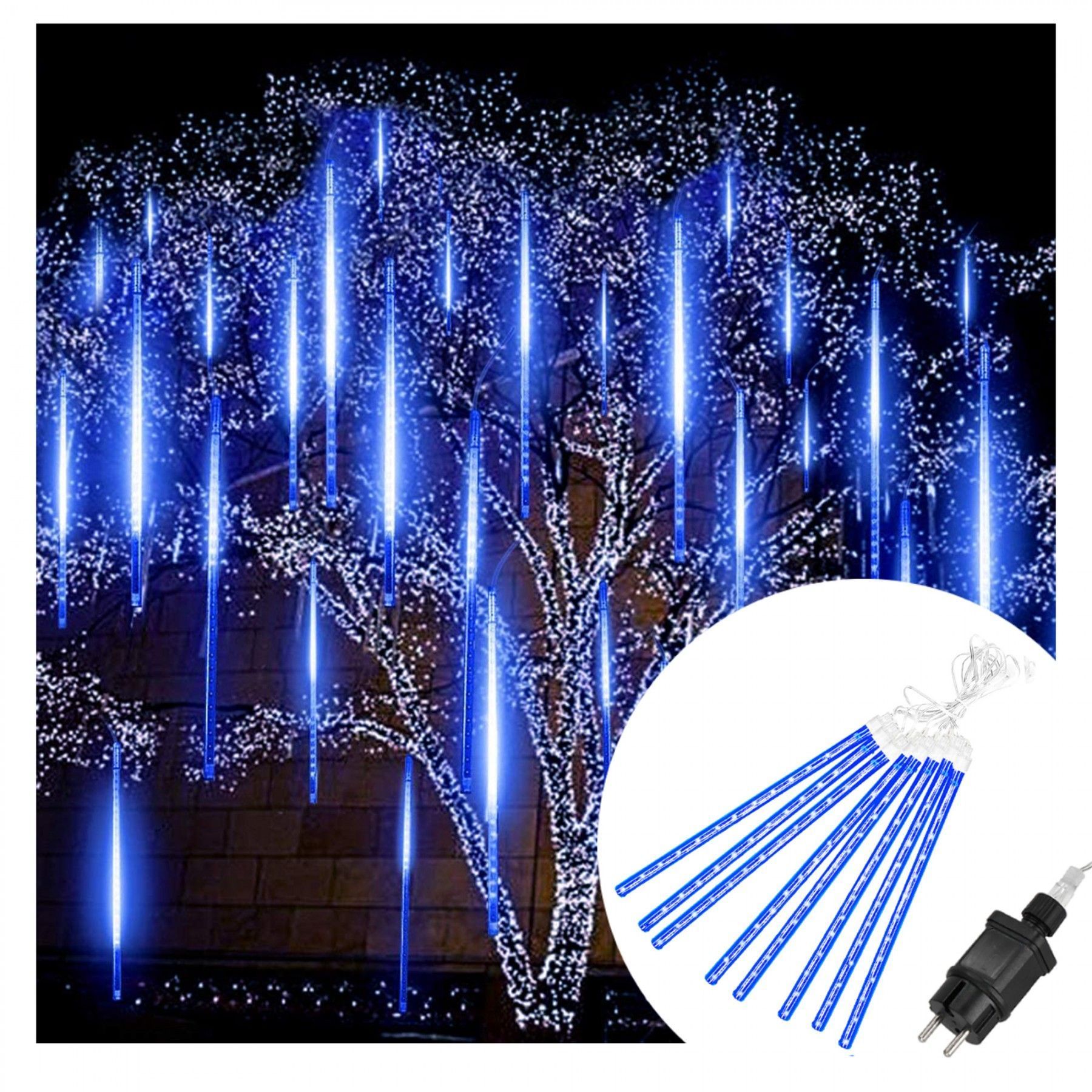 Гирлянда метеоритный дождь Springos 3 м 144 LED CL1215 Blue