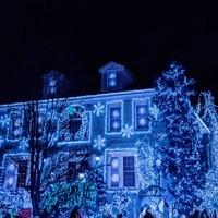 Гирлянда уличная (наружная) Springos 18 м 300 LED CL0327 Blue