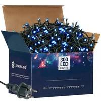 Гирлянда уличная (наружная) Springos 18 м 300 LED CL0327 Blue