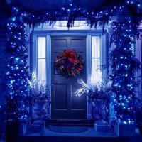 Гирлянда уличная (наружная) Springos 18 м 300 LED CL0327 Blue