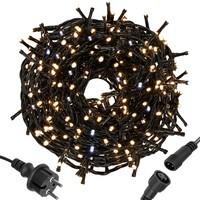 Гирлянда уличная (наружная) Springos 24 м 300 LED + Flash CL0328 Warm White