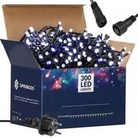 Гирлянда уличная (наружная) Springos 24 м 300 LED + Flash CL0329 Cold White