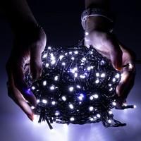 Гирлянда уличная (наружная) Springos 24 м 300 LED + Flash CL0329 Cold White