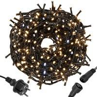 Гирлянда уличная (наружная) Springos 40 м 500 LED + Flash CL0528 Warm White
