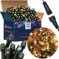 Гирлянда уличная (наружная) Springos 40 м 500 LED + Flash CL0528 Warm White