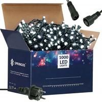 Гирлянда уличная (наружная) Springos 60 м 1000 LED CL1004 Cold White