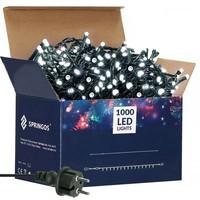 Гирлянда уличная (наружная) Springos 60 м 1000 LED CL1004 Cold White