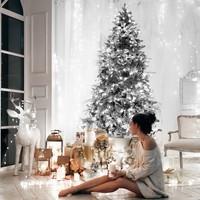Гирлянда уличная (наружная) Springos 60 м 1000 LED CL1004 Cold White