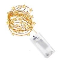 Гирлянда на батарейках Springos Stars Wire 1.9 м 20 LED CL0070 Warm White