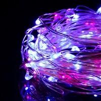 Гирлянда на батарейках Springos 9.9 м 100 LED CL0023 Pink/Blue