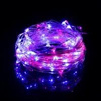 Гирлянда на батарейках Springos 9.9 м 100 LED CL0023 Pink/Blue