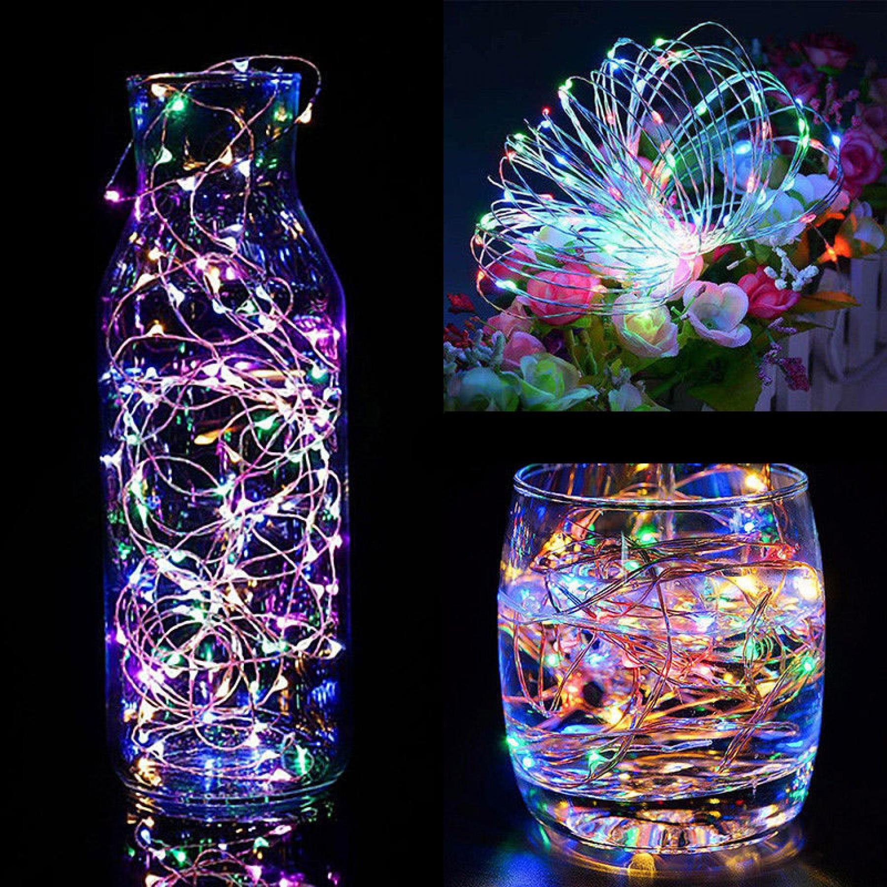 Гирлянда на батарейках Springos 9.9 м 100 LED CL0021 Mix