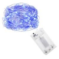 Гирлянда на батарейках Springos 9.9 м 100 LED CL0020 Blue