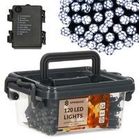 Гирлянда на батарейках Springos 9 м 120 LED CL0175 Cold White