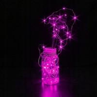 Гирлянда на батарейках Springos 1.9 м 20 LED CL0009 Pink