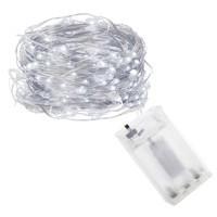 Гирлянда на батарейках Springos 9.9 м 100 LED CL0019 Cold White