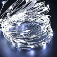 Гирлянда на батарейках Springos 9.9 м 100 LED CL0019 Cold White