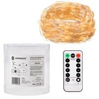 Гирлянда на батарейках Springos 9.9 м 100 LED Pilot CL0101 Warm White