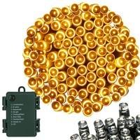 Гирлянда на батарейках Springos 10 м 100 LED CL4030 Warm White