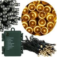 Гирлянда на батарейках Springos 10 м 100 LED CL4030 Warm White