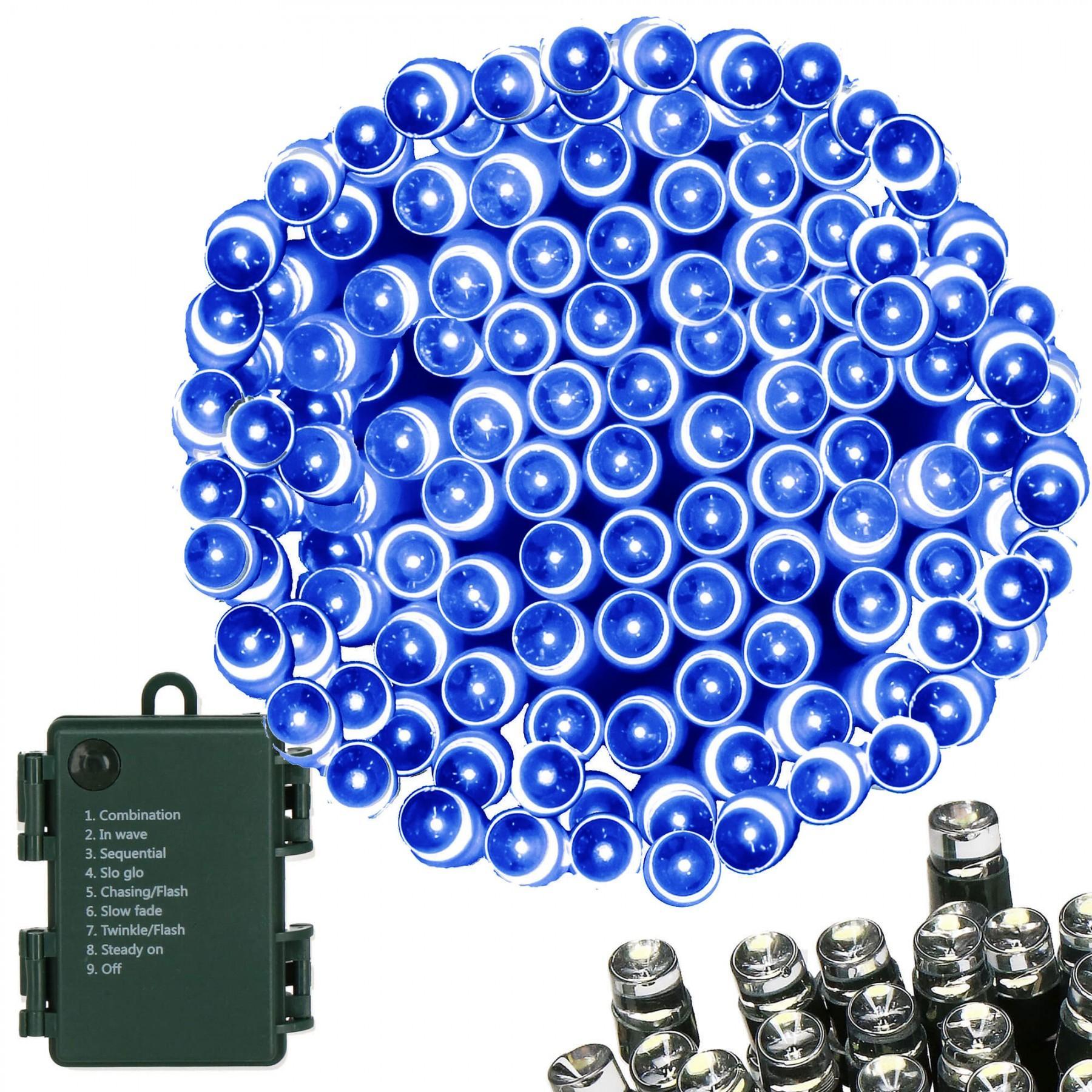 Гирлянда на батарейках Springos 10 м 100 LED CL4033 Blue