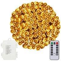 Гирлянда на батарейках Springos 10 м 100 LED Pilot CL4034 Warm White