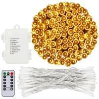 Гирлянда на батарейках Springos 10 м 100 LED Pilot CL4034 Warm White