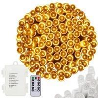 Гирлянда на батарейках Springos 10 м 100 LED Pilot CL4034 Warm White