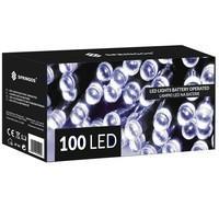 Гирлянда на батарейках Springos 10 м 100 LED Pilot CL4035 Cold White